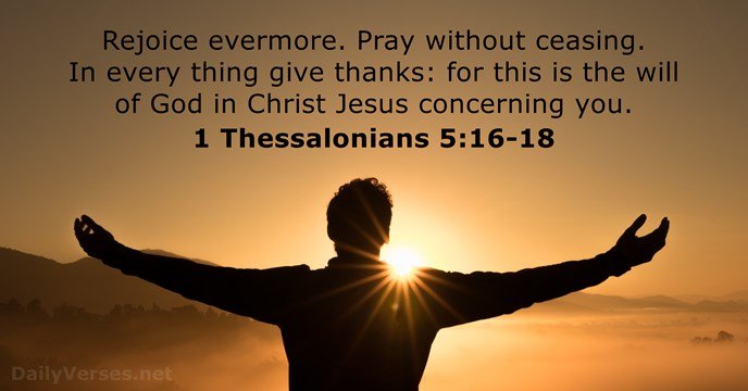 1 thessalonians 5 16 18 2