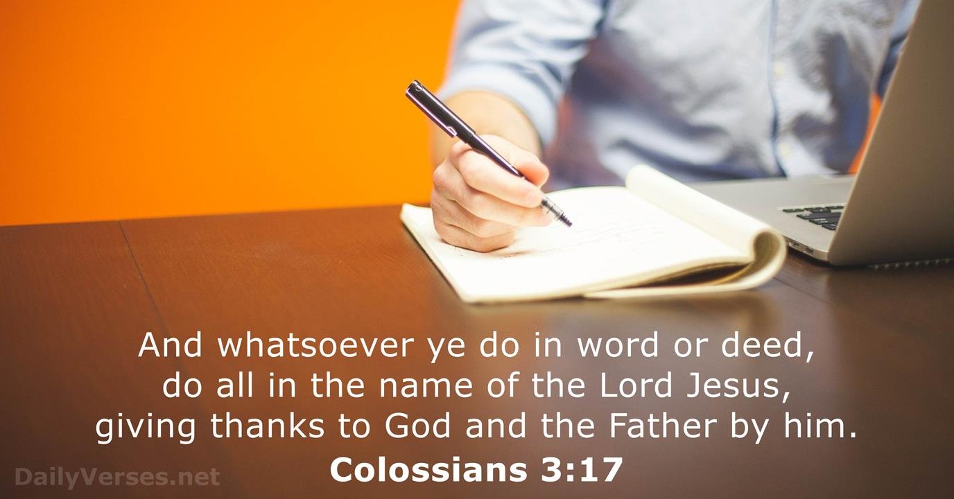 colossians 3 17